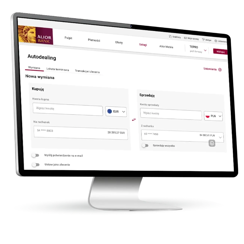 autodealing - panel