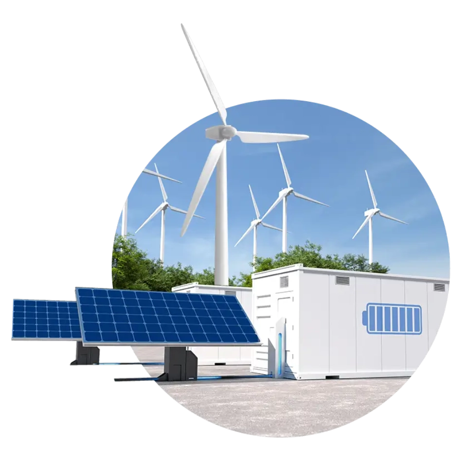 panele słoneczne oraz elektrownie wiatrowe