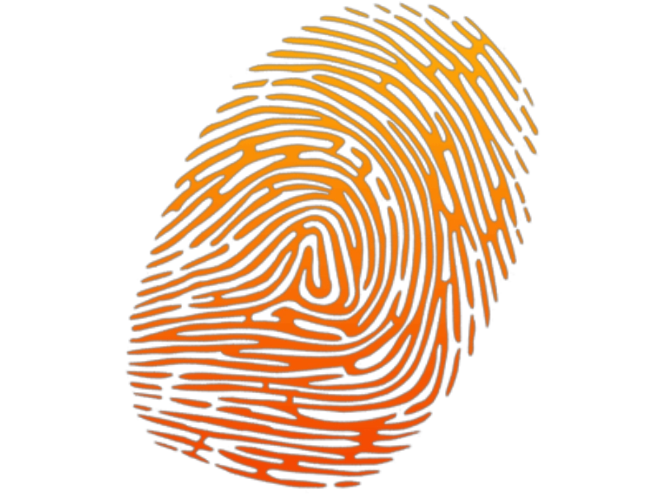 grafika przedstawiająca odcisk kciuka