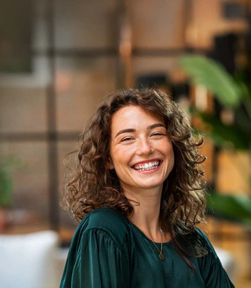 Uśmiechnięta kobieta