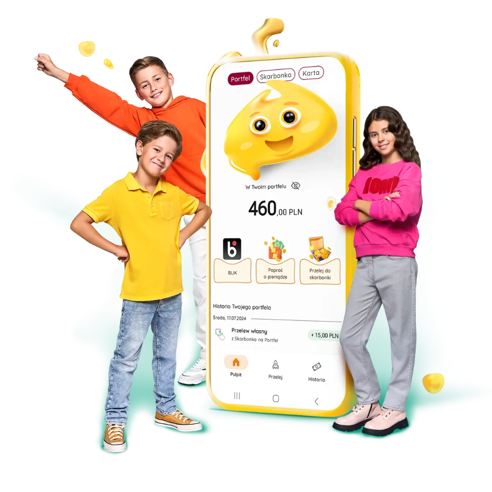 dzieci obok telefonu