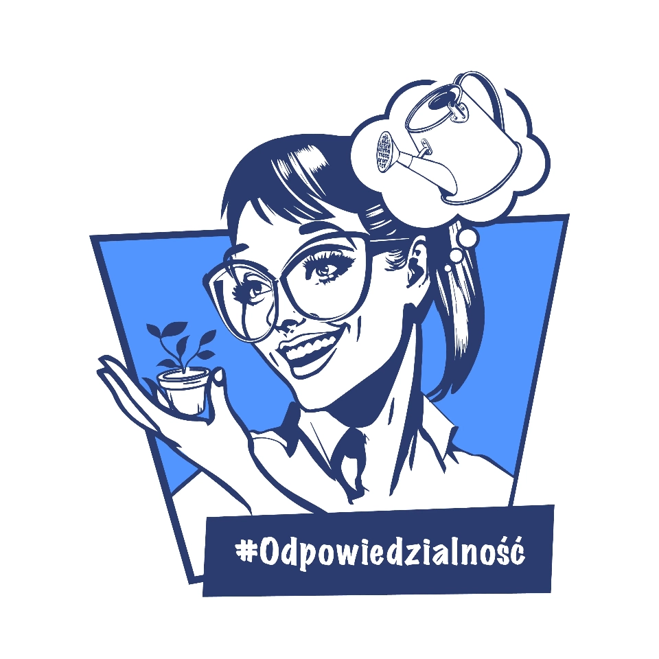 grafika z napisem odpowiedzianość