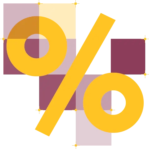 %