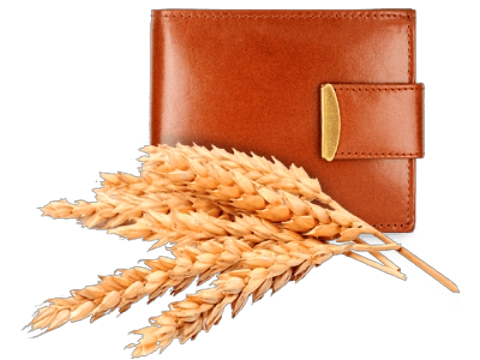 Portfel oraz zboże
