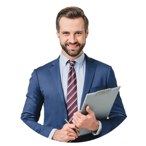 Mężczyzna w garniturze