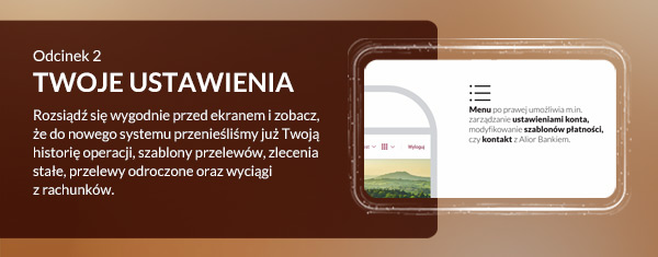   Twoje ustawienia już w niej są  