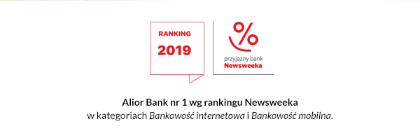   Alior Bank nr 1 wg rankingu Newsweeka  