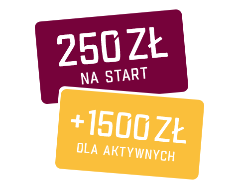 250 zł + 1500 zł dla firmy