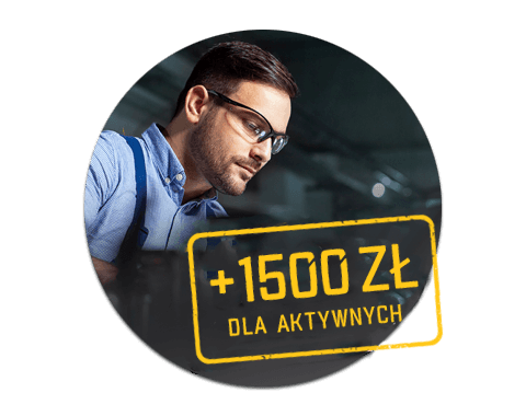 1500 zł dla atywnych