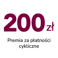 200 zł premia za płatności cykliczne