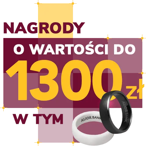 Nagrody o wartości do 1300 zł w tym obrączki