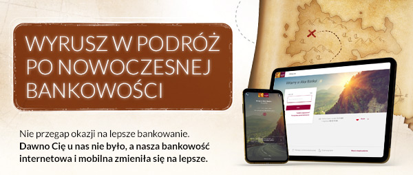   Wyrusz w podróż po nowoczesnej bankowości  