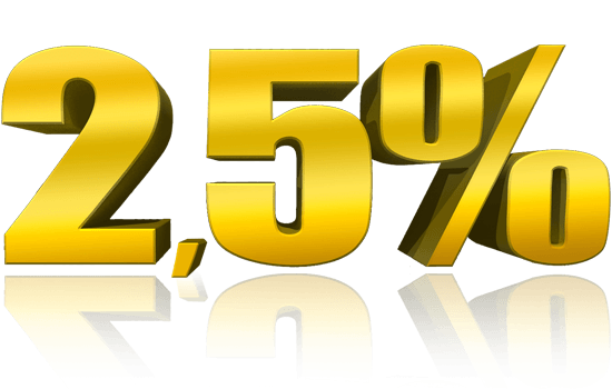 2,5%