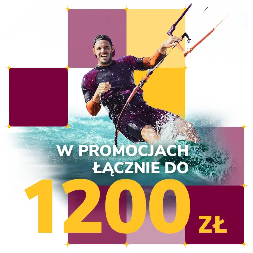 w promocjach łącznie do 1200 złotych