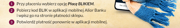   Płać BLIKIEM szybko i bezpiecznie  