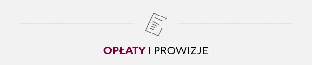 Opłaty i prowizje
