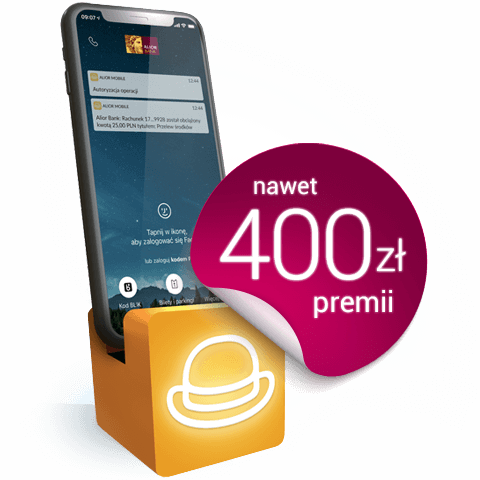 konto nawet 400 zł premii