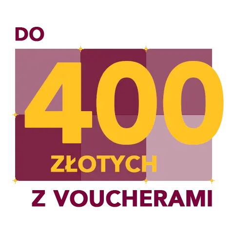 Napis do 400 złotych z voucherem