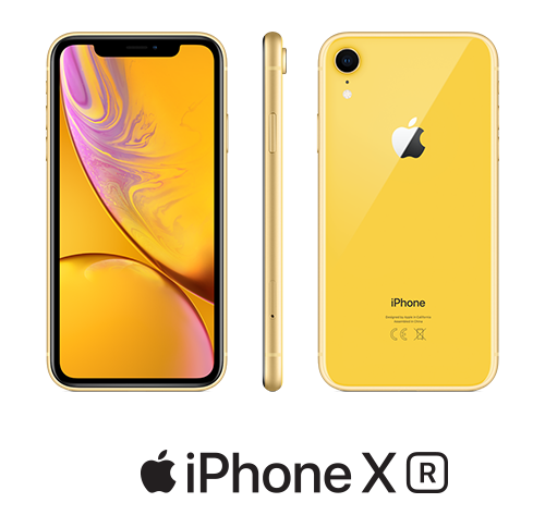 iPhone XR żółty