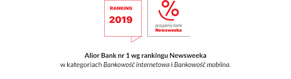   Alior Bank nr 1 wg Newsweeka  