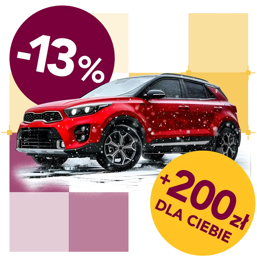 minus 13 procent oraz plus 200 zł dla ciebie