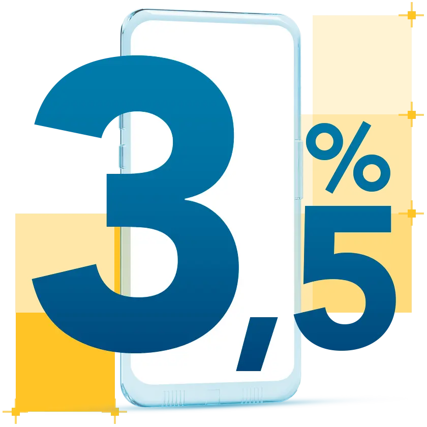 ikona przedstawiająca liczby 3,2 procent